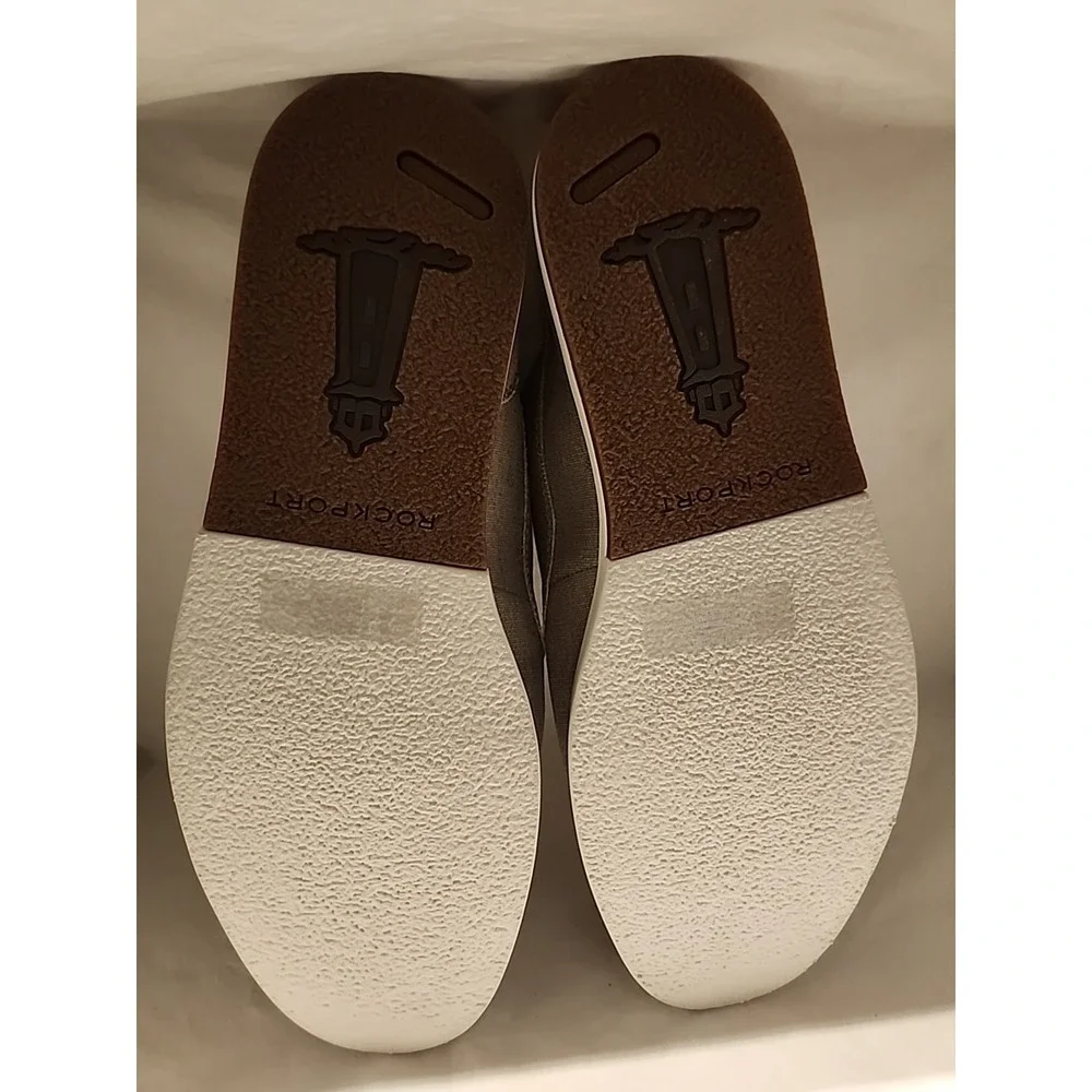Rockport Tan Men's Canvas Oxford Size 9 New